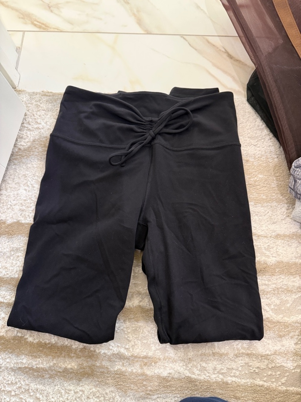 Athleta front tie leggings